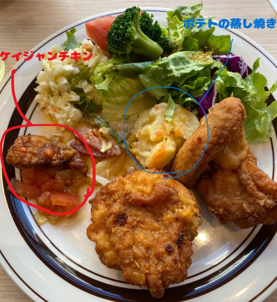 ケンタッキー食べ放題　プレート